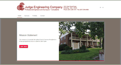 Desktop Screenshot of judgeengr.com